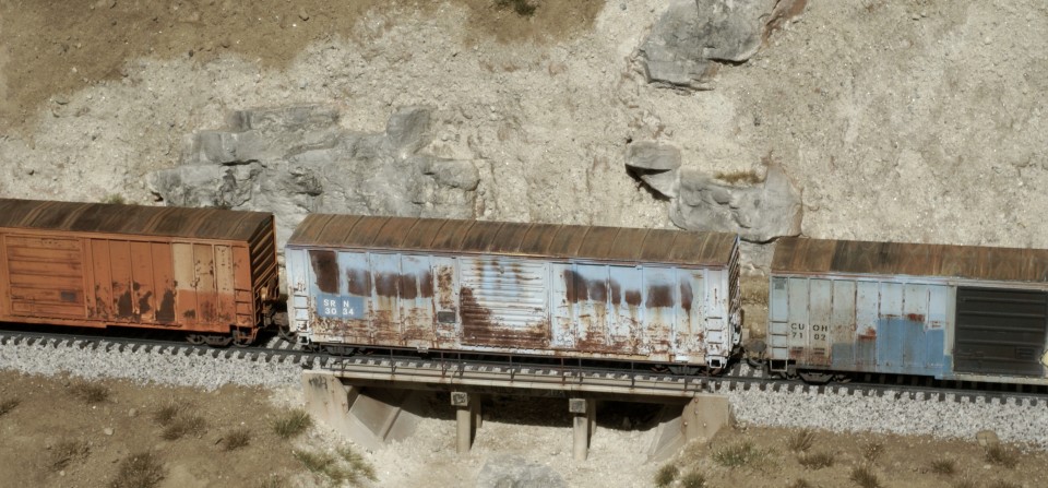 HO Scale Bridge Scene